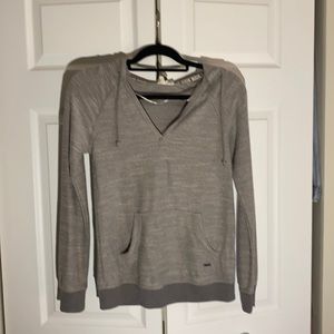 Gray Roxy lightweight hoodie size small